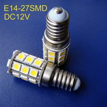 High quality E14 led lights 12v, 5050 3 chips DC12V E14 led bulbs,Led E14 decorative light E14 led lamps free shipping 50pcs/lot 2024 - buy cheap