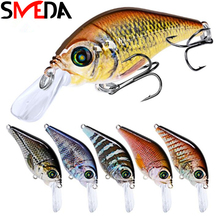 Isca de pesca crankbait isca artificial iscas de pesca minnow wobblers swimbait truta isca dura 2024 - compre barato