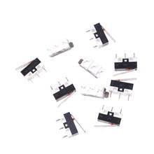 10 шт./лот Tact Micro Switch AC 125 В 1A SPDT мгновенный длинный Шарнирный Рычаг Micro Switch Micro Mouse Switch mini Tripod прямоугольная 2024 - купить недорого