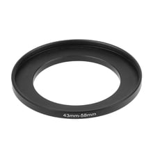 Anel adaptador de lente de câmera de 43mm a 58mm, ferramenta de filtro 2024 - compre barato