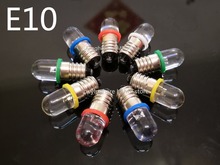 Bombilla LED E10 AC6V, luz indicadora E10, AC24v, AC6V, AC24V, AC24v, AC24V, CA 18v 2024 - compra barato