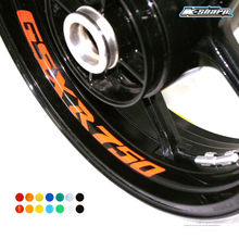 Para suzuki gsxr 750 personalizado aro interno declas roda adesivos reflexivos listras 2024 - compre barato