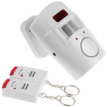 Inalámbrico sistema de alarma de seguridad para el hogar Control remoto Anti-robo infrarrojo IR Alarma de Sensor de movimiento Detector + 2 controladores remotos 2024 - compra barato