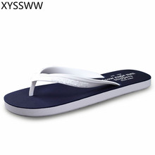 2018 Summer Men Flip Flops Male Mixed Color Slippers Men Casual PVC EVA Shoes Summer Fashion Beach Sandals Size 40~45 2024 - buy cheap