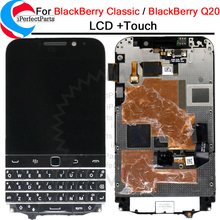 Pantalla LCD con marco bezle para móvil, montaje de digitalizador con pantalla táctil, para BlackBerry Classic, reemplazo Q20 2024 - compra barato