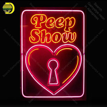 Neon Night Sign for Peep Show Keyhole Neon Lights Game Room decoration Board custom Lamp advertise Letrero Neon enseigne lumine 2024 - buy cheap