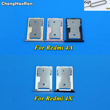 ChengHaoRan-bandeja SIM para Xiaomi Redmi 4A 4X, nuevo soporte de bandeja con ranura para tarjeta Sim, adaptador de ranura con herramienta 2024 - compra barato