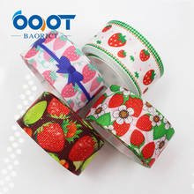 OOOT BAORJCT 1'' 25MM Strawberry series Printed grosgrain ribbon, DIY handmade Hair accessories Material wedding gift wrap 17567 2024 - buy cheap