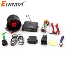 Eunavi 102 One Way Auto Car Alarm Systems & Central Door Locking Security Key Wth Remote Control Siren Sensor For Toyota 2024 - buy cheap