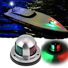 12V LED Boat Navigation light Marine Boat Yacht Warning Light Pontoon Bright Stainless Steel Indicator Signal Lights Red Green 2024 - buy cheap