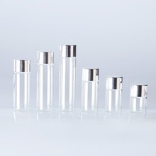 5pcs/lot 5ml 8ml 10ml 14ml 16ml 20ml Glass Bottle Silver Aluminum Cap Essential Oil Perfume Liquid Storage Bottles Containers 2024 - buy cheap