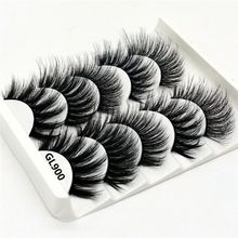 5 Pairs Multipack 3D Soft Mink Hair False Eyelashes Hand Delicate Fluffy Long Eyelashes Natural Eye Faux Eye lashes Makeup Tools 2024 - buy cheap