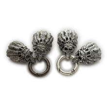 1 conjunto de ganchos com fechos e gancho, descobertas para fabricação de joias de pulseiras de couro, 80x24mm 2024 - compre barato