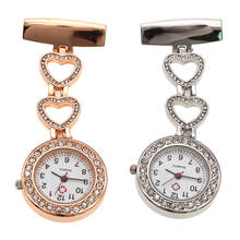 10pcs Luxury Fashion Pendant Jewelry Watch Stainless Steel Nurses Watches Doctor Brooch Pin Pocket Fob Watch Crystal Watches 2024 - buy cheap