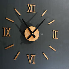 Rome Digital Number wall clock diy 3d mirror Silent Clock Acrylic Brief Quieten DIY wall clock modern design Wholesale 2024 - buy cheap