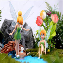 New 6pcs/Set DIY Garden Ornaments Flying Flower Fairy Miniature Resin Figurine Craft Fairy Garden Decoration Cartoon Mini Toys 2024 - buy cheap