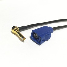 New Wireless Modem Wire MS156 Right Angle To FAKRA Connector RG174 Cable 20CM 8" Wholesale Pigtail 2024 - buy cheap