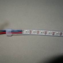addressable 4m 60LEDs/m DC5V WS2812B led pixel strip,waterproof in silicon tube;IP66,with 60pixels/M;WHITE PCB 2024 - buy cheap