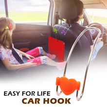 1 Pc Metal Clips Car Seat Hook Auto Headrest Hanger Bag Car Bag Storage Bag Cloth Bag Fixing Stowing Tidying 2024 - buy cheap