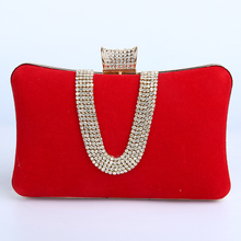 Fashion Party Clutch Bag With Evening Diamonds Women'S Bag 2019 Red Purse Wallets Summer Shoulder Bags With Chain Black luxury 2024 - buy cheap