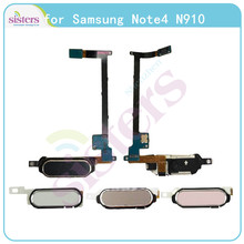 Impressão digital Flex Cabo Para Samsung Galaxy Note 4 N910 Botão Home Flex Cable para Samsung N910 N910C N910A Sensor de Toque original 2024 - compre barato