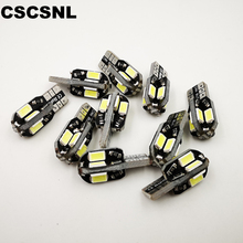 4Pcs T10 Led Car Interior Bulb Canbus Error Free T10 White 5730 8SMD LED 12V Car Side Wedge Light White Lamp Bulb Car Styling 2024 - buy cheap