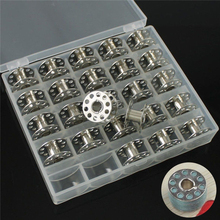 25pcs Metal Bobbins Spool With 25 Grid Storage Box for Home Sewing Machine 2024 - buy cheap