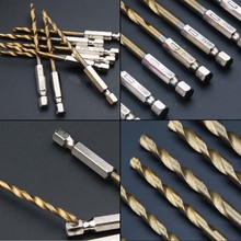 13pcs HSS Drill Bit for Metal Titanium Coated Twist Drill Set 1.5-6.5mm Woodworking Drilling 2024 - buy cheap