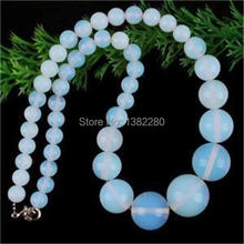 !  new  diy 6-14mm Sri Lanka Moonstone Round Beads Necklace 17"  2 pieces/lot fashion jewelry    JT6522 2024 - buy cheap