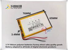 3.7V 3000mAh 346576 Polymer lithium ion battery for mobile bank mp4 cell phone tablet pc power bank mp3 2024 - buy cheap