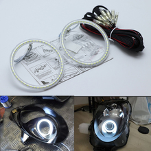 Para Alfa Romeo Mito 2008-2015 LED branco Ultra brilhante SMD angel eyes 2600LM 12 v kit anel de halo luz de circulação diurna 2024 - compre barato