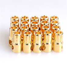 20 Pairs/lot Brushless Motor Banana Plug 6.0mm 6mm Golden Bullet Connector Plated for ESC Battery RC Helicopter Parts 2024 - buy cheap