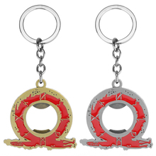 MQCHUN Olympus Kratos Keyring God Of War 4 Keychain Holder Metal Dog Tag Game PS4 Jewelry Chaveiro -50 2024 - buy cheap