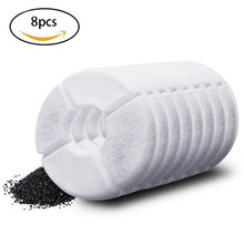 8 Packs Activated Carbon Replacement Filters Pet Fountain Automatic Flower Water Charcoal filters Dispenser Compatible Cats Dogs 2024 - buy cheap