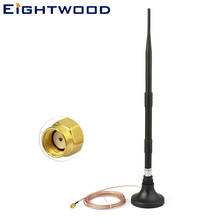 Eightwood Omni Wifi Antenna 2.4GHz 9dBi 3m Extension RP-SMA Plug for D-Link AT&T Netgear Broadband Linksys Cisco Wireless Router 2024 - buy cheap