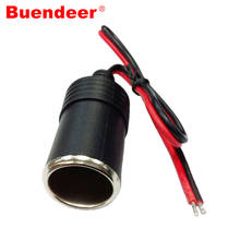 Удлинительный кабель Buendeer для автомобильного прикуривателя, розетка, разъем питания, адаптер для 12 В, 24 В, высокая мощность 2024 - купить недорого