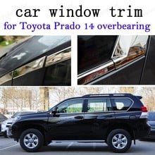 Car Exterior Accessories Decoration Strips Stainless Steel Window Trim  for Toyota Prado 2014 overbearing 2024 - buy cheap