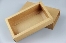 20pcs Kraft Drawer paper Box for Gift\Handmade Soap\Crafts\Jewelry\Macarons Packing Brown Paper Boxes inner size 9*6*4 2024 - buy cheap