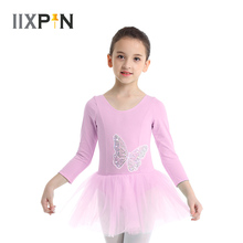 IIXPIN ballerina dress Kids Girls Ballet Dress Pink Sequin Princess Tulle Skirt Performance Dance Costume Kid Children 2024 - buy cheap