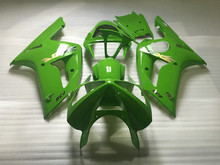 Kit de carenado de molde de inyección de alta calidad, conjunto superior de carenados verdes ABS + regalos KE22 para KAWASAKI Ninja ZX6R 636 03 04 ZX 6R 2003 2004 2024 - compra barato