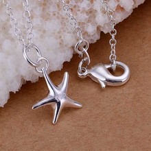 Frete grátis prata colares, Sterling - prata - jóias estrela do mar pequena / LQYAKJGK LQYAKJGK 2024 - compre barato