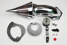 Chrome Motorcycle Spike Air Cleaner Intake Filter For Honda VTX 1300 VTX1300 All Years 1998 1999 2000 2001 2002 2003 2004 2024 - buy cheap