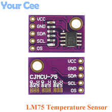 Módulo de Sensor LM75, Sensor de temperatura de alta velocidad I2C interfaz IIC, alta precisión LM75A 2024 - compra barato