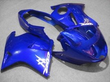 Kit de carenado de plástico ABS para motocicleta, inyección para CBR1100XX 97 98 99 00 01 02 03 04 05 06 07 CBR1100 1997-1998, capó azul, Hey 2024 - compra barato