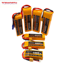 Bateria de lipo de brinquedo 3s, nova, 11.1v, 1800, 2600, 3500, 4500 mah, 25c, 35c, 60c, para avião rc, drone, helicóptero, barco 3s 2024 - compre barato