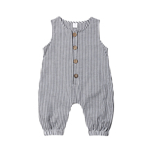 Newborn Baby Boy Girl Cotton Romper Jumpsuit Clothes Playsuit Kids Toddler Summer Striped Rompers Outfits Sunsuit Clothing Tops 2024 - buy cheap