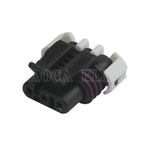 Conector de cabo terminal fêmea e macho, conector de 3 pinos, soquetes, caixa de fusível, conector 2024 - compre barato