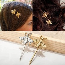 Pinzas para el pelo de abeja dorada y plateada, horquillas, accesorios para el cabello para mujeres y niños 2024 - compra barato