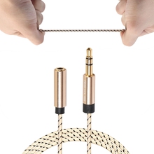 3,5 мм для мужчин и женщин Aux кабель-удлинитель для наушников кабели 3,5 мм аудио удлинитель шнура для компьютера для IPhone X 7 8 2024 - купить недорого