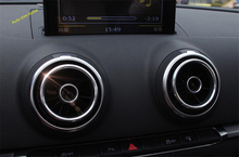 Lapetus-Anillo de ventilación de aire acondicionado, Audi Q2 cubierta embellecedora para 2017 - 2021 / A3 2014 - 2018 / S3 2014-2018, Interior, 4 Uds. 2024 - compra barato